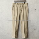 実物 USED ドイツ軍 チノトラウザー KHAKI｜メンズ パンツ ボトムス ズボン チノパン ワークパンツ ベージュ ツータック 2タック カジュアル 大きいサイズ 古着 ファッション おしゃれ