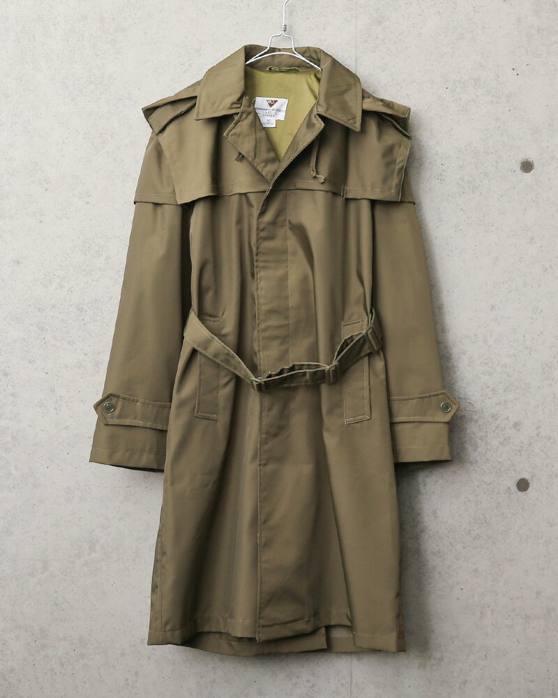 実物 USED ルーマニア軍 オフィサー レインコート OLIVE【クーポン対象外】【I】