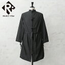 リジェクト 訳あり品 実物 新品 デッドストック ロシア軍 コットン ガウン コート BLACK染め #1 フロント紐 袖紐 腰中紐【クーポン対象外】【I】