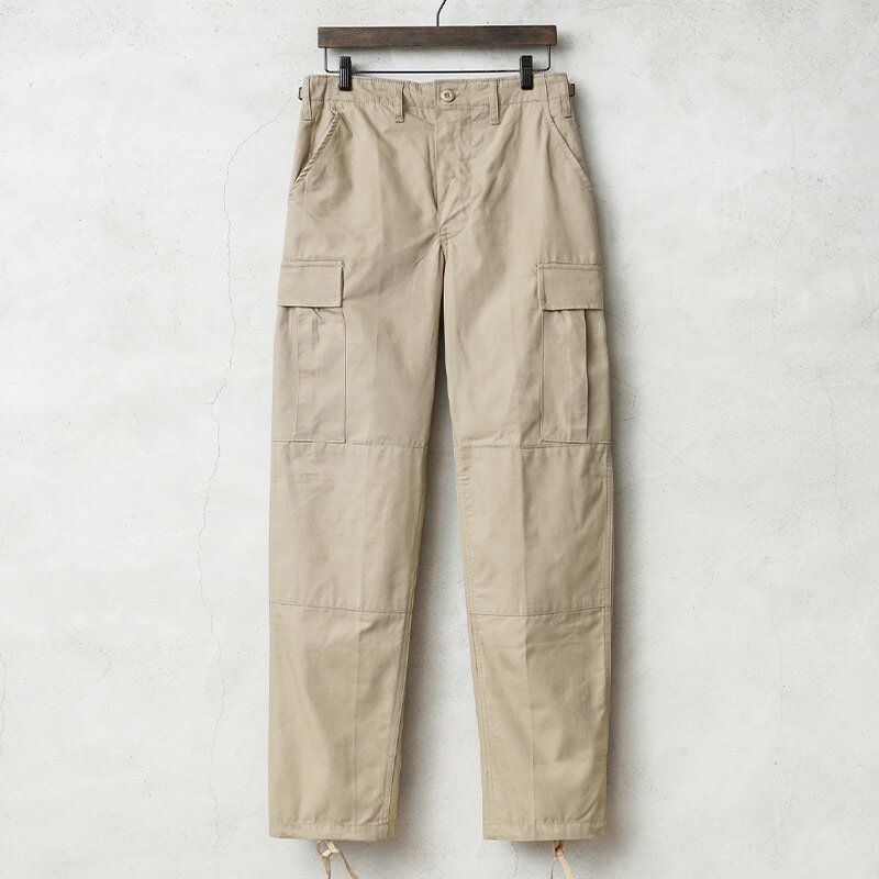 MADE IN USA 新品 米軍 デッドストック 1980～90年代 BDU カーゴパンツ COTTON100 カーキ【クーポン対象外】【I】｜ミリタリーパンツ ワークパンツ メンズ ボトムス 大きいサイズ ゆったり 太め ダンス 作業着 作業着 米国製 アメリカ軍 夏用