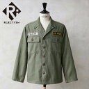 リジェクト 訳あり品 実物 USED 米軍 OG-107 コットンサテン ユーティリティシャツ 筒袖 1st Model【クーポン対象外】【I】