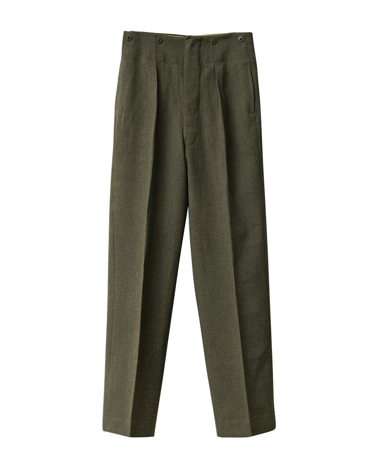 デッドストック 50s カナダ軍 ウール スラックス パンツ ミリタリー 古着の通販｜ラクマ