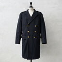 実物 新品 デッドストック スウェーデン軍 DOUBLE BREASTED ウール ロングコート【クーポン対象外】【I】|ミリタリーコート ウールコート ダブル...