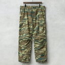 実物 USED ギリシャ軍 リップストップ フィールド カーゴパンツ リザードカモ【クーポン対象外】【I】|軍パン ロングパンツ トラウザーズ 迷彩 カモ柄 古着 軍放出品 おしゃれ