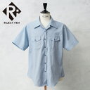 リジェクト 訳あり品 新品 デッドストック 米軍 U.S.NAVY SEAFARER S/S シャンブレーシャツ【クーポン対象外】【I】 夏
