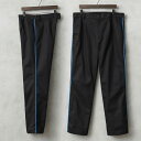 実物 新品 デッドストック イタリア軍 AIR FORCE ブルー サイドライン DRESS トラウザーズ #2 / コットンツイル【クーポン対象外】【I】|コットンパンツ ラインパンツ スラックス ドレスパンツ ミリタリー 黒 古着 ファッション おしゃれ