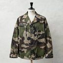 実物 新品 デッドストック フランス軍 F-2ジャケット CCEカモフラージュ【クーポン対象外】【I】|メンズ アウター 大きいサイズ 迷彩 カモフラージュ カモ柄 薄手 カジュアル ミリタリー ポケット多い 古着 ファッション おしゃれ