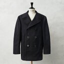 実物 USED 米軍 U.S.NAVY KERSEY(カージー)ウール ピーコート アンカーボタン DARK NAVY / Pコート PEA COAT【クーポン対象外】【I】|メンズ アウター ミリタリー メルトン ジャケット ダブル 前立て ビジネス カジュアル 古着 おしゃれ