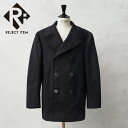 リジェクト 訳あり品 実物 USED 米軍 U.S.NAVY KERSEY(カージー)ウール ピーコート アンカーボタン DARK NAVY / Pコート PEA COAT【クーポン対象外】【I】