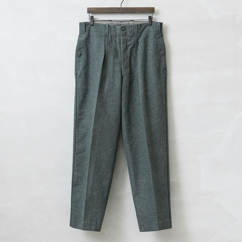 実物 USED スイス軍 1950〜60’s サイドライン ウールパンツ 3ポケット【クーポン対象外
