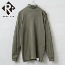 リジェクト 訳あり品 実物 USED イギリス軍 RAF(ROYAL AIR FORCE)AIRCREW モックネック L/S Tシャツ / ROLL NECK...
