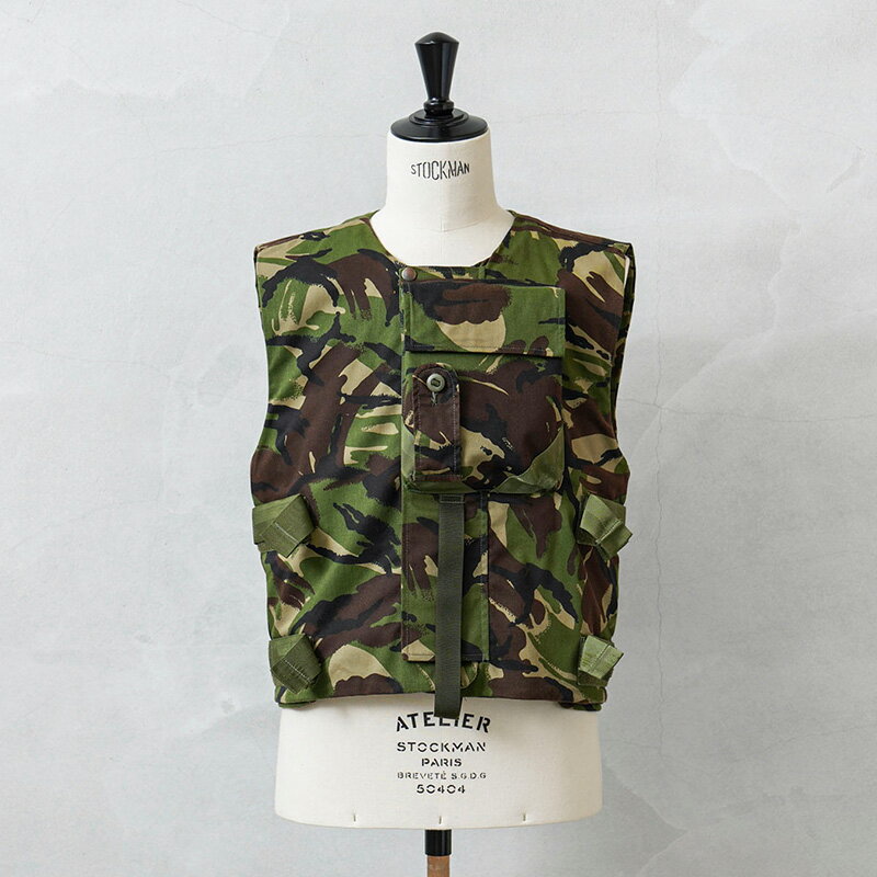 実物 USED イギリス軍 コンバット ボディアーマーベスト DPMカモ【クーポン対象外】【I】|メンズ アウター トップス ミリタリー 大きいサイズ ポケット...