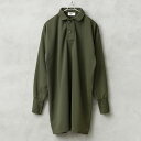 実物 USED 米軍 NAM戦 OD スリーピングシャツ【クーポン対象外】【I】|メンズ トップス 長袖 ポロシャツ プルオーバー ミリタリー カーキ インナー ロング丈 古着 ファッション おしゃれ