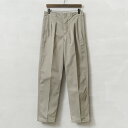 MADE IN GERMANY 新品 デッドストック T/Cツイル ツータック チノトラウザーズ / ドイツ製【クーポン対象外】【I】|チノパン ミリタリー メンズ ボトムス ヴィンテージ TCツイル M52 軍パン 太め テーパード ボタンフライ カジュアル ミリタリーパンツ