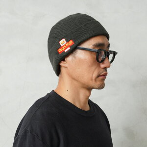 実物 USED イギリス ROYAL MAIL ロイヤルメール 刺繍ロゴ ワッチキャップ オリーブ【クーポン対象外】【I】