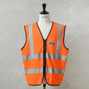実物 USED イギリス ROYAL MAIL ロイヤルメール Hi Vis Gilet ハイビズ ジレ ベスト ジッパータイプ【クーポン対象外】【I】|ミリタリー メンズファッション ワークウェア 蛍光ベスト 英国 古着 視認性 作業着 アウトドア サイクリング ポリエステル 個性的