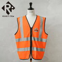 リジェクト 訳あり品 実物 USED イギリス ROYAL MAIL ロイヤルメール Hi Vis Gilet ハイビズ ジレ ベスト ジッパータイプ【クーポン...
