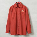 実物 USED イギリス ROYAL MAIL ロイヤルメール T/Cブロード ロングスリーブ シャツ RED【クーポン対象外】【I】|メンズファッション アメ...