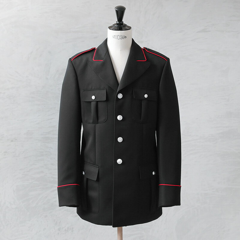 実物 新品 デッドストック イタリア軍 国家憲兵隊 カラビニエリ ジャケット【クーポン対象外】【I】 ｜メンズ ファッション ミリタリーファッション アウター フォーマル ビンテージ 古着 黒 ウール 防寒 古着 おしゃれ