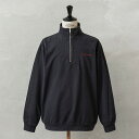 実物 USED ドイツ軍 FIRE BRIGADE ハーフジップ スウェットシャツ NAVY【クーポン対象外】【I】