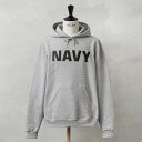 新品 米軍 U.S.NAVY オフィシャルライセンス トレーニング プルオーバー フーディ スウェット GRAY【クーポン対象外】【I】|メンズ トップス パー...