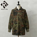 リジェクト 訳あり品 MIL-TEC ミルテック ドイツ軍 フレクターカモ 1/4 ZIP シャツ / フレックカモ フレックターン【クーポン対象外】【I】