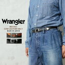 クーポンで最大18%OFF★Wrangler ラングラー WA1001 カウレザー ウエスタンベルト MADE IN JAPAN【T】|メンズ カジュアル 本革...