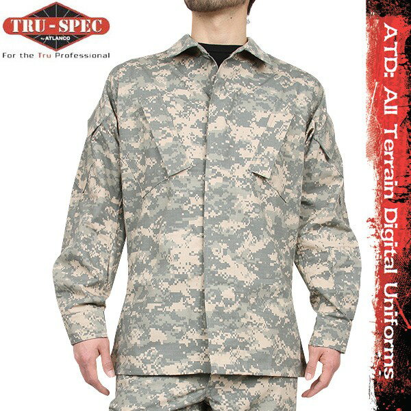 ☆TRU-SPEC トゥルースペック 米軍 All Terrain Digital Uniformジャケット 米陸軍最新のATD（All Terrain Digital）迷彩 しっかりとした生地感で耐久性抜群《WIP03》【クーポン対象外】【T】