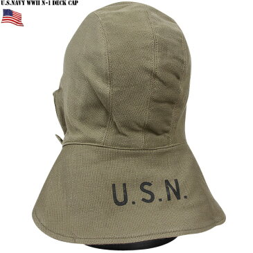 【クーポンで最大15%OFF！】実物 新品 米海軍U.S.NAVY N-1 デッキ キャップ #2 《WIP03》近年ではまず見かけたことが無い N-1 デッキ キャップ 米海軍において大戦時採用されたコレクターズアイテム【Sx】