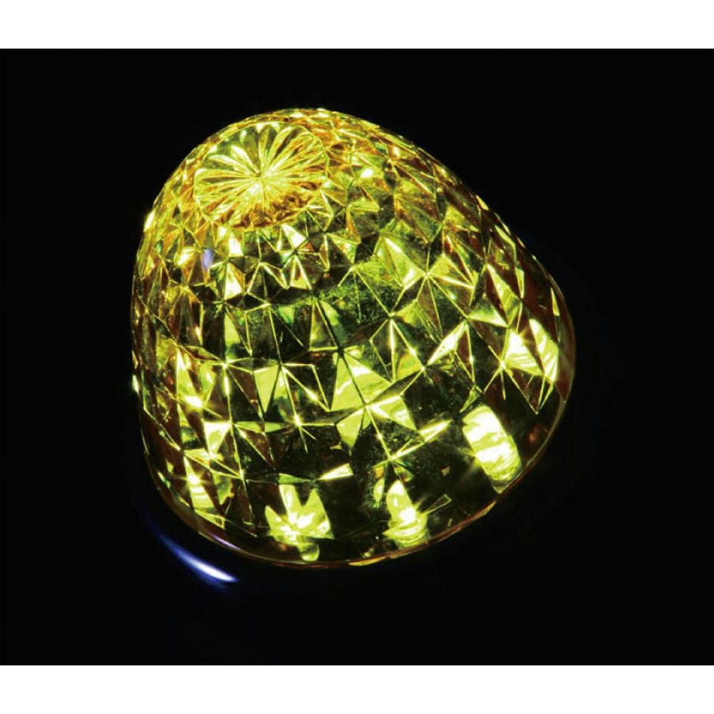 LED12個を効果的に配置し、ムラの無い輝き!!●材質 レンズ/PC、ボルトナット/ステンレス、リングとベース/ABS ●色 イエロー ●ねじピッチ(mm) 60 ●レンズ色 イエロー ●定格電圧(V) DC24 ●消費電力(mA) 75 ●LED 2835SMD12pcs ●明るさ(Lm) 80 ●直径×高さ(mm) 88×76 ※レンズの交換は出来ません※完全防水ではございません