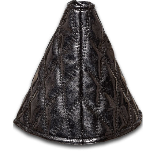 ジェットイノウエ モコモコシフトブーツカバー ダブルステッチ ロイヤルシルバーブラック 508122