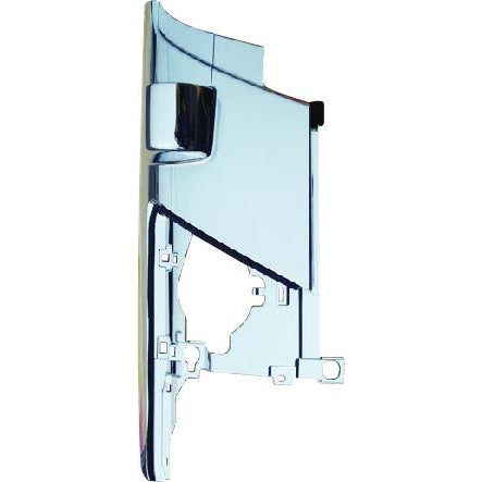 コーナーパネルRH 07エルフハイキャブ用コーナーを引き締めフロントマスクをシャープにするメッキパネル【用途】ボディパーツ【注意】※取付に必要な部品は、純正品から移植して下さい。※商品到着後、傷、へこみがないか検品して下さい。商品取付け後のクレーム、返品はお断り致します。【品番：571405 仕様】●内容量：1個●適合：いすゞ2t'07エルフハイキャブ車(H19.1~)●タイプ：運転席●材質：スチール●種別：2t車用●色：クロームメッキ●適合車種：いすゞ2t'07エルフハイキャブ車(H19.1~)