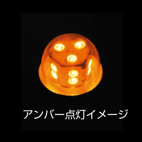 こだわりの明るさ格段に輝く光を放つ!!●色 アンバ ●仕様 ピン違いバルブ(150度)交換用 ●タイプ BAU15Sタイプ・シングル・無極性タイプ ●電圧(V) DC12/24共用 ●定格電圧(V) DC12/24共用 ●本体寸法(mm) 44×Φ20 ●電流(mA) 12V時：約240/24V時：約120 ●明るさ(Lm) 約120 ※本製品はノイズ対策をしてありますが、車両によってはラジオやカーナビ、バックカメラ等にノイズが発生する場合がございます。