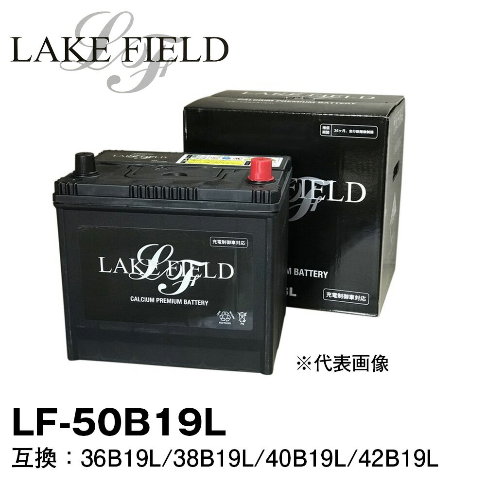 LAKE FIELD プレミアムバッテリー LF50B19L 充電制御車 標準車対応