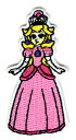 スーパーマリオ・ワッペン/ピーチ姫/タテ59mmxヨコ30mm 送料無料