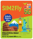 AIS SIM2Fly グローバル周遊 プリペイド SIMカード!3G/4G/5Gデータ通信AIS Sim2Fly Sim