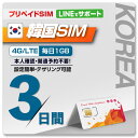 【WISE SIM/ PLUS TO GO 】韓国プリペイドSIM 開通予約不要！ 利用日数 3日 データ容量毎日1GB データ通信専用SIM 4G 3G ローミングSIM SIMピン付 prepaid sim korea travel with sim pin ※galaxy端末では利用不可