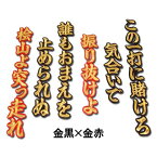 【プロ野球　阪神タイガースグッズ】桧山進次郎ヒッティングマーチ（応援歌）ワッペン