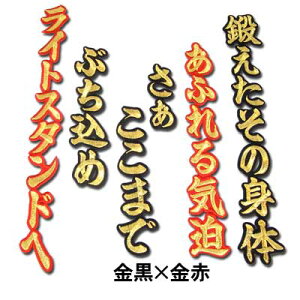 【プロ野球　阪神タイガースグッズ】金本知憲ヒッティングマーチ（応援歌）ワッペン