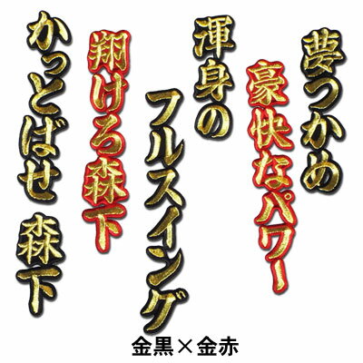 【プロ野球　阪神タイガースグッズ】森下翔太ヒッティングマーチ（応援歌）ワッペン