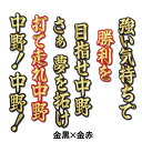 【プロ野球 阪神タイガースグッズ】中野拓夢ヒッティングマーチ（応援歌）ワッペン