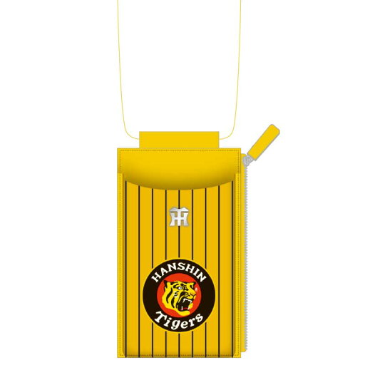 【プロ野球 阪神タイガースグッズ】合皮スマホポシェット 【プロ野球 阪神タイガースグッズ】合皮スマホポシェット