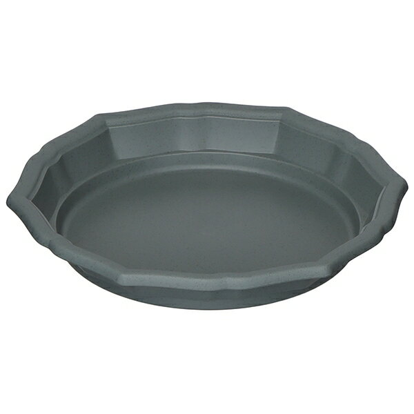 スタイルプレート 8号 ダークグレー アップルウェアー 鉢皿 1