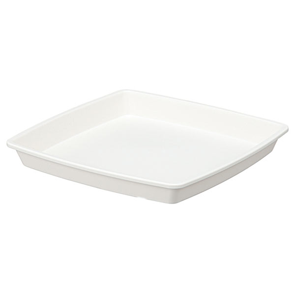 クラフトスクエアプレート 30型 ホワイト アップルウェアー 鉢皿