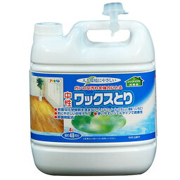 まとめ買い 4個入 床用ワックス 人と環境にやさしい中性ワックスとり 4L アサヒペン