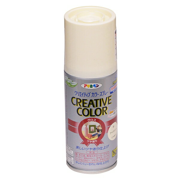 塗料 クリエイティブカラースプレー 100ml 81 アイボリー アサヒペン つやあり 油性塗料 スプレー塗料 ..