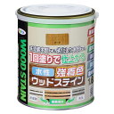 水性強着色ウッドステイン 1.6L オーク アサヒペン 1回塗りで仕上がる 水性塗料