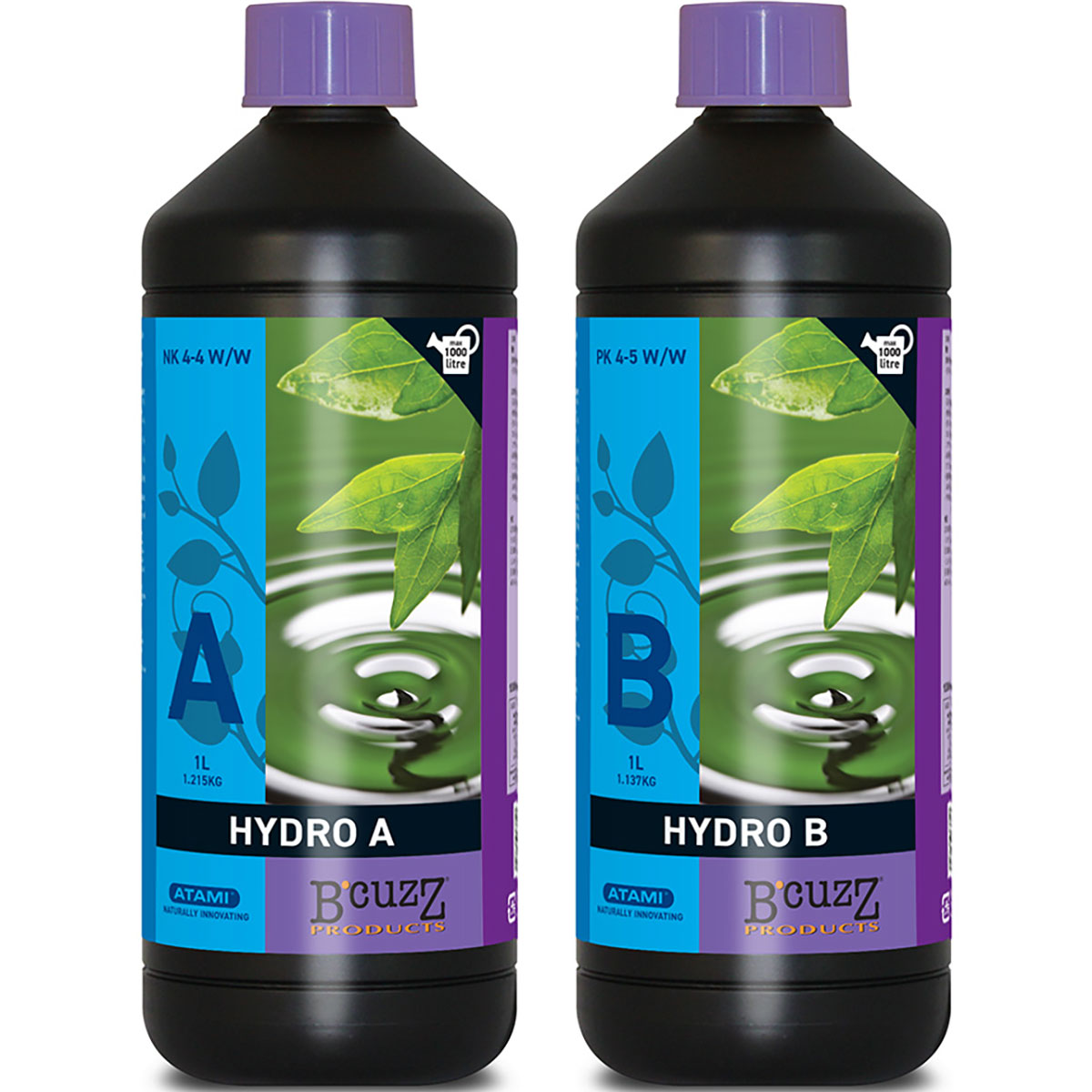 B'CUZZ HYDRO(ビーカズ ハイドロ) A液 B液 各1L ATAMI 水耕栽培 肥料