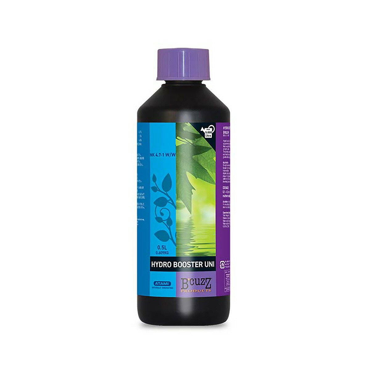 B'CUZZ HYDRO BOOSTER UNI(ビーカズ ハイドロ ブースター ユニ) 500ml ATAMI 水耕栽培 肥料 成長促進剤