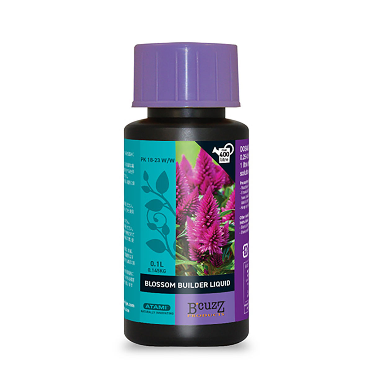 B'CUZZ BLOSSOM BUILDER LIQUID (ビーカズ ブロッサム ビルダー リキッド) 100ml ATAMI 開花促進剤 植物 開花促進剤 野菜 開花促進剤 果樹 開花促進 収穫量向上